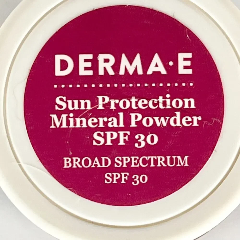Derma-E Sun Protection Mineral Sunscreen  Powder SPF 30 Travel .04 oz 1.25gl New